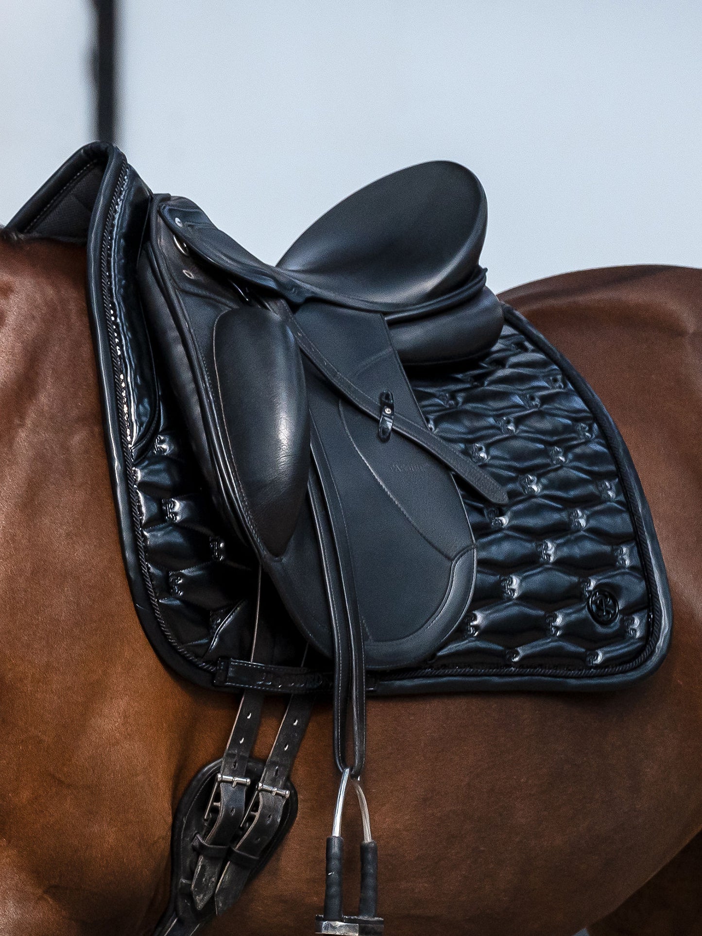 PS of Sweden - Holiday Ltd Edition Dazzling Metallic Dressage Saddlepad - Black