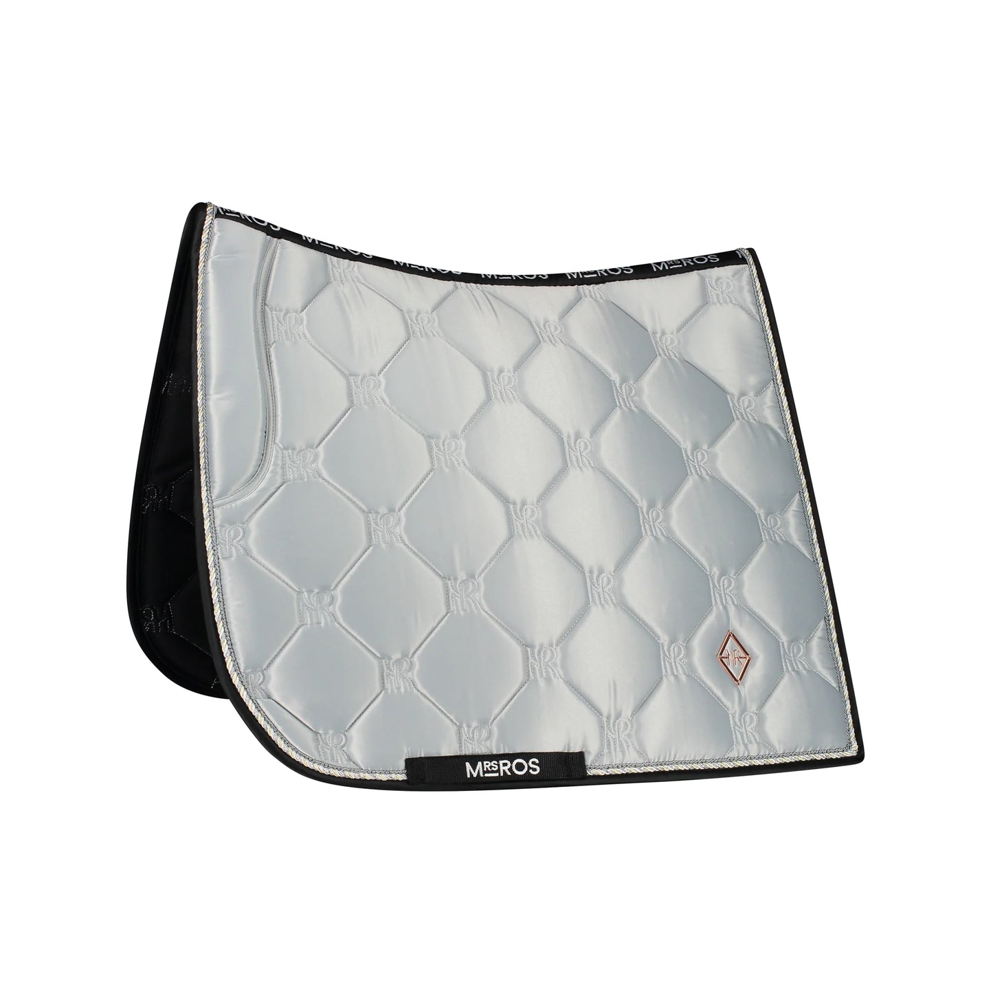 Mrs. Ros - Charmer Dressage Saddlepad - Oyster Grey