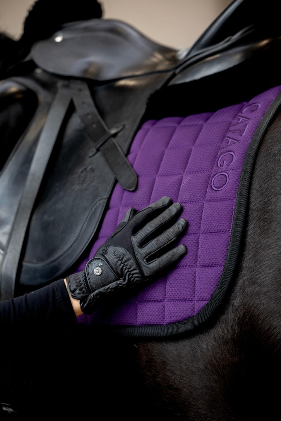 Catago - Fir Tech Dressage Saddlepad - Purple Pennant