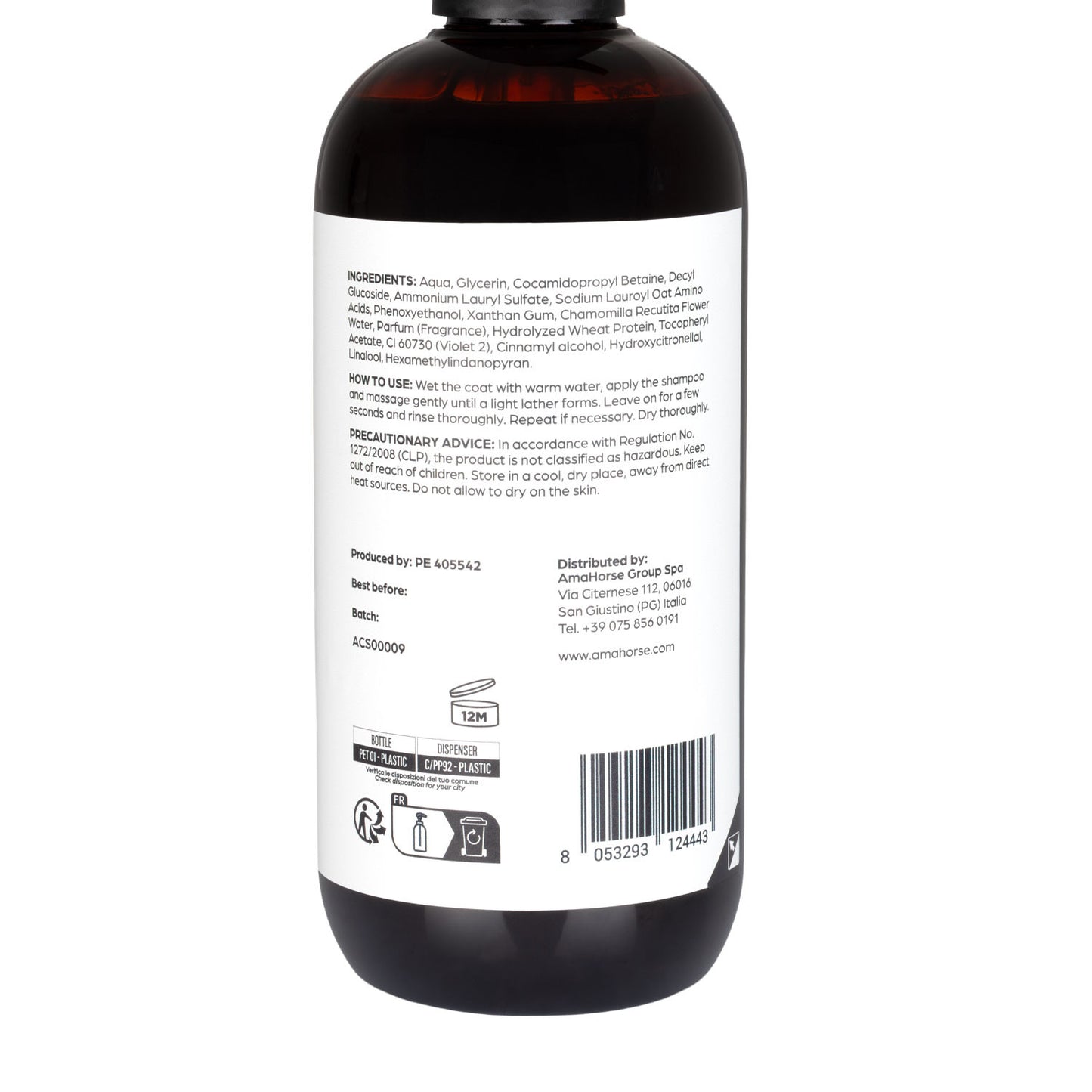 Acavallo Stable Ritual - Honey and vanilla shampoo for greys