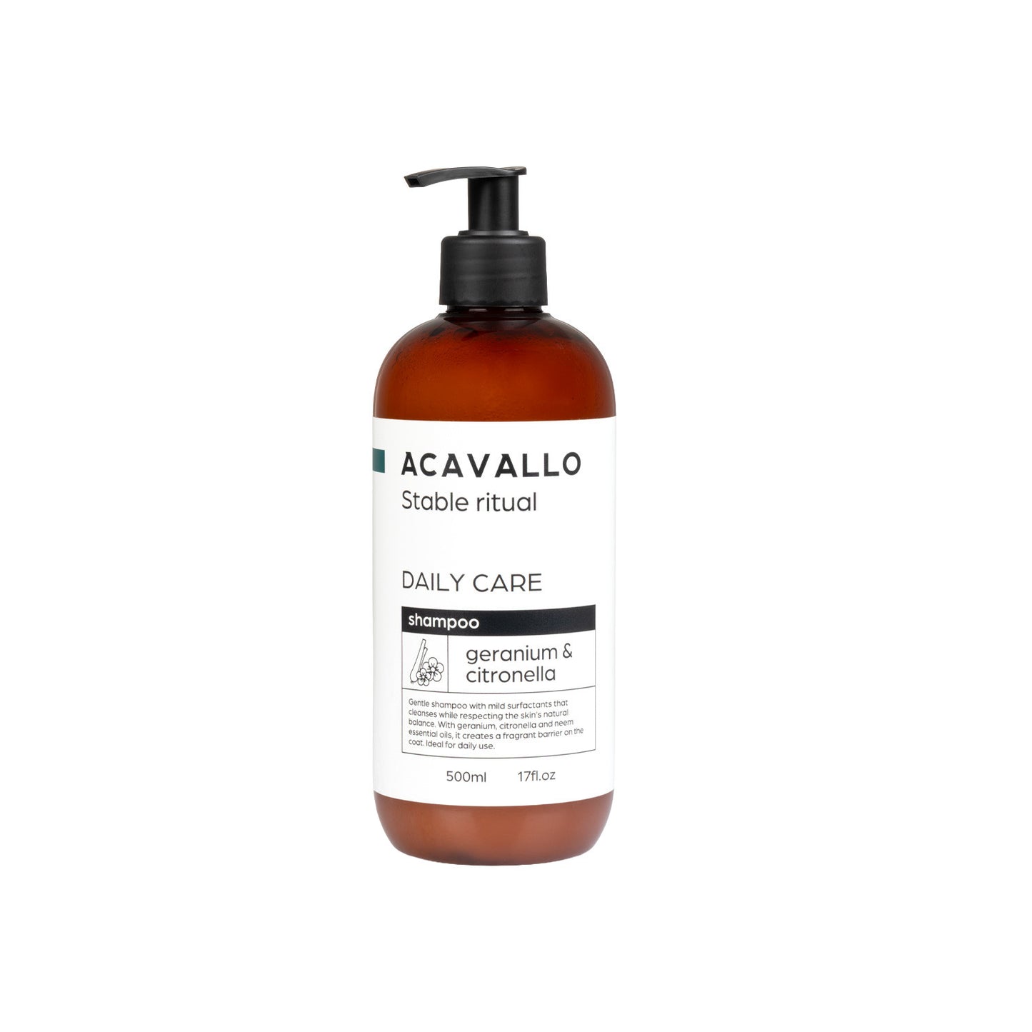 Acavallo Stable Ritual - Citronella, Geranium & Neem Shampoo