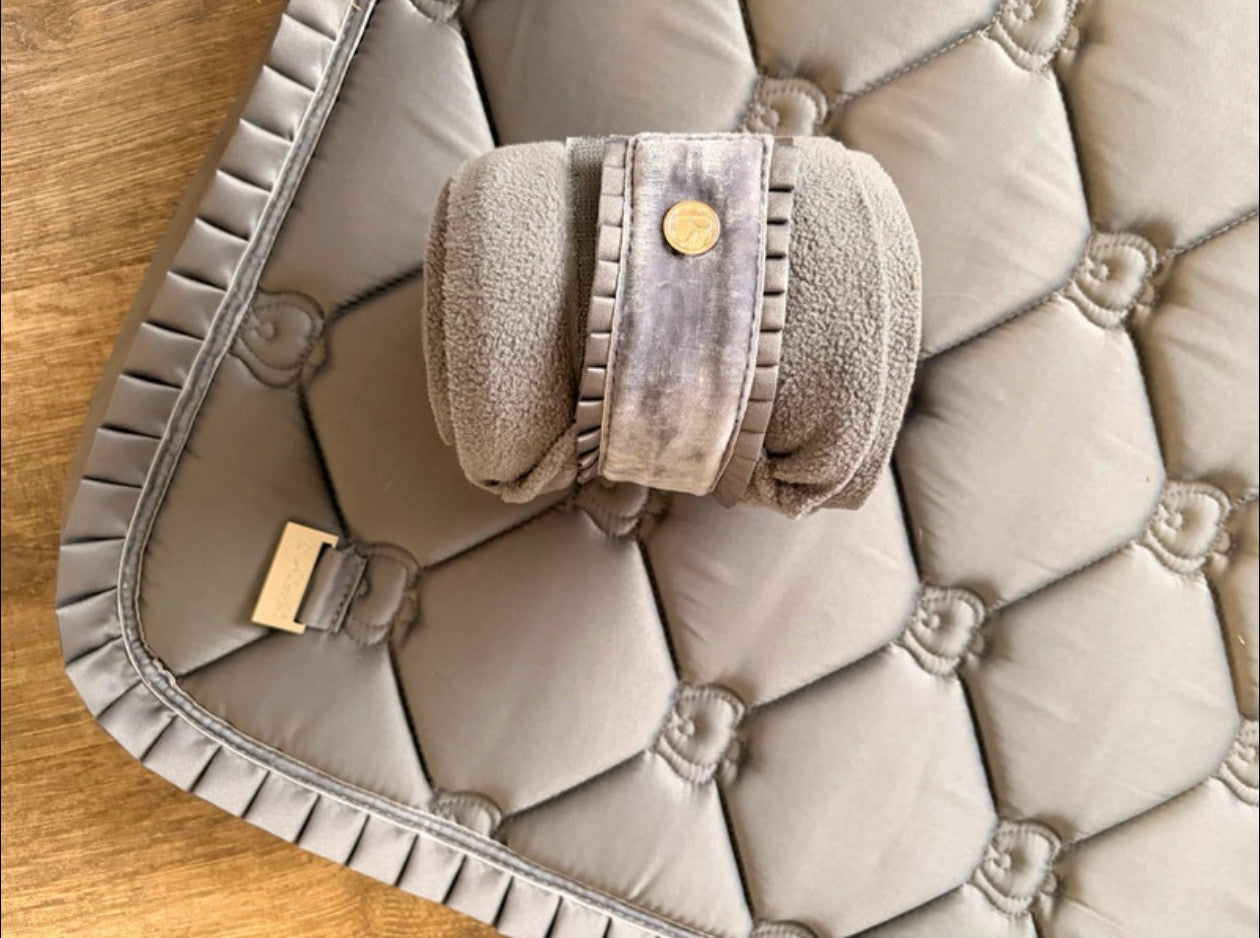 Resale - PS of Sweden Grey Ruffle Dressage Set