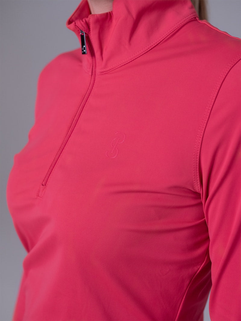PS of Sweden - Toska Long Sleeve Base Layer - Scarlet Pink
