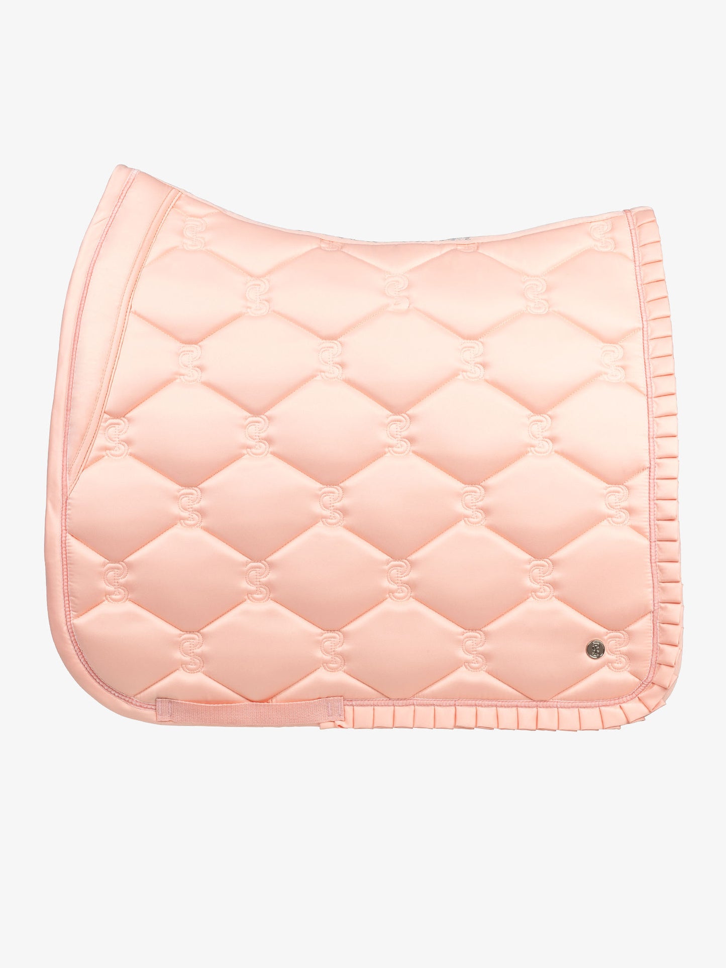 PS of Sweden -  Ruffle Saddlepad - Peach Dressage