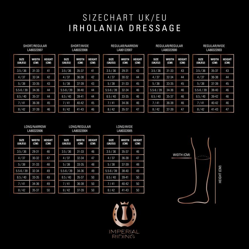 Imperial Riding - Dressage Boots - Black/Rose Gold