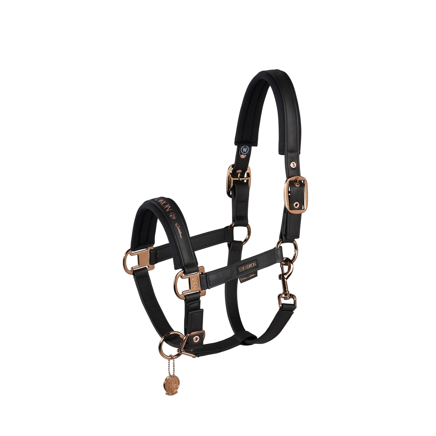 Eskadron Platinum - Doublepin faux leather headcollar