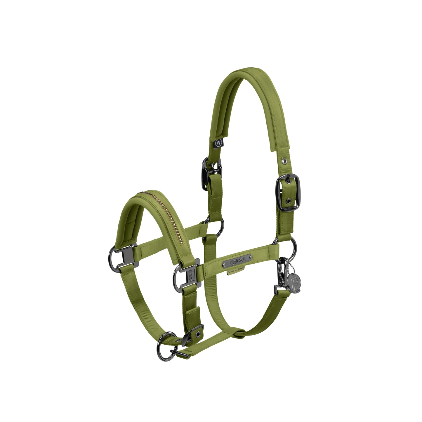 Eskadron Platinum - Glossy Crystal Doublepin headcollar
