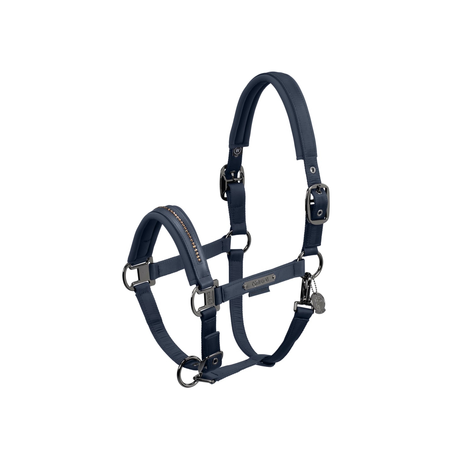Eskadron Platinum - Glossy Crystal Doublepin headcollar