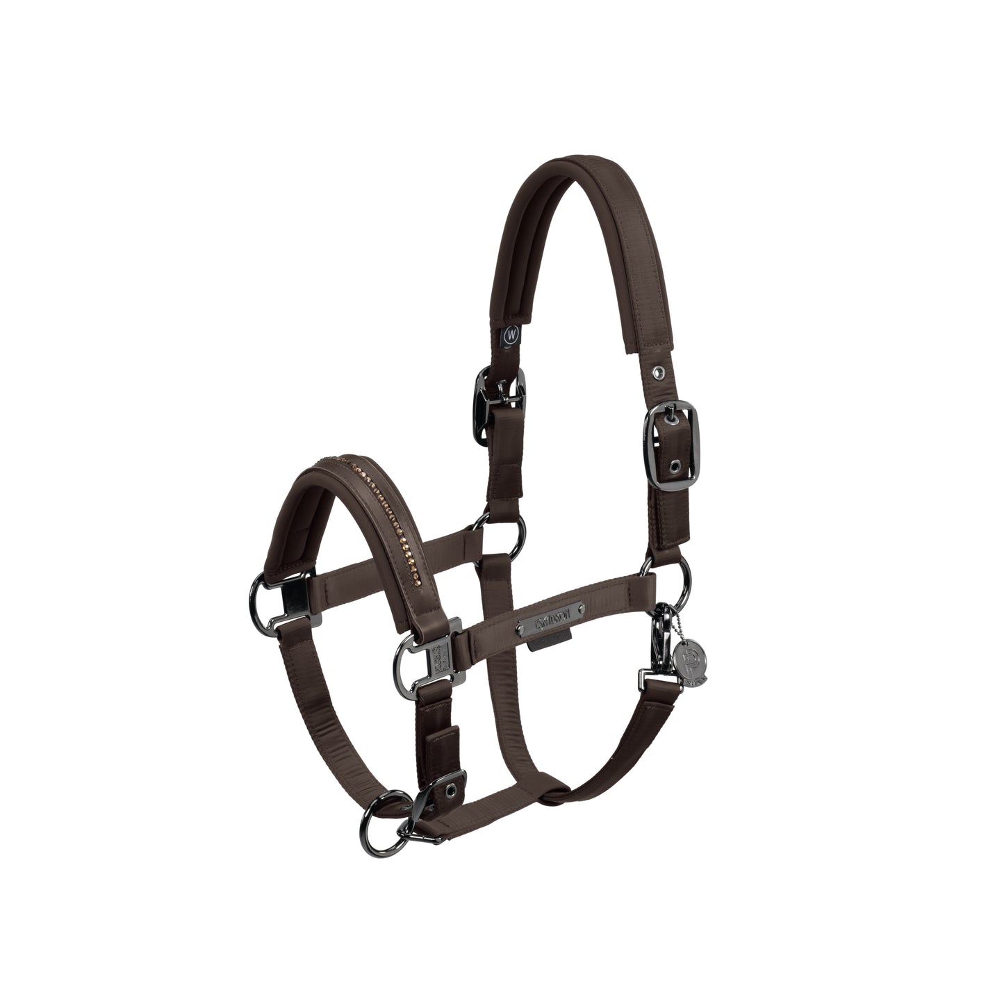 Eskadron Platinum - Glossy Crystal Doublepin headcollar