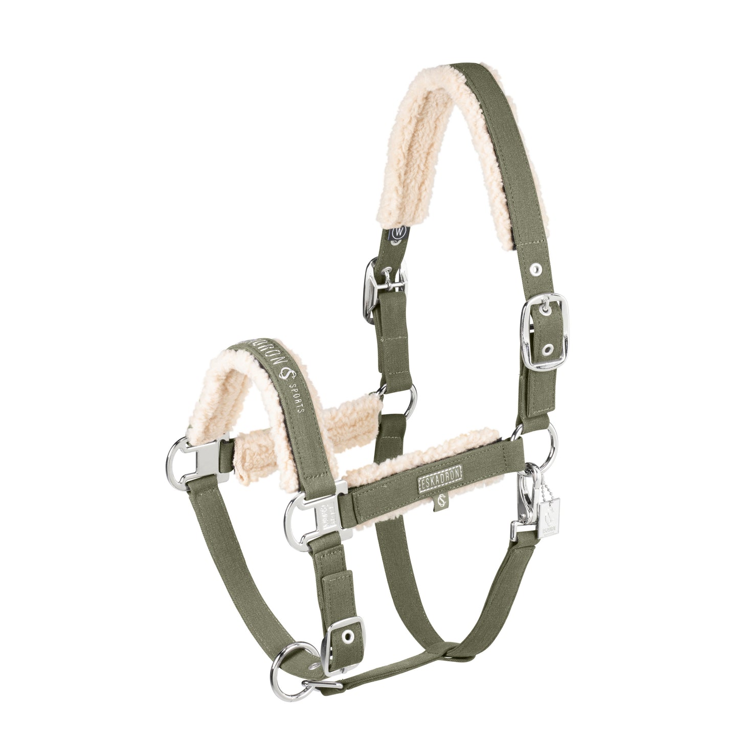 Eskadron Classic Sports - Denim Teddy Fleece Doublepin headcollar