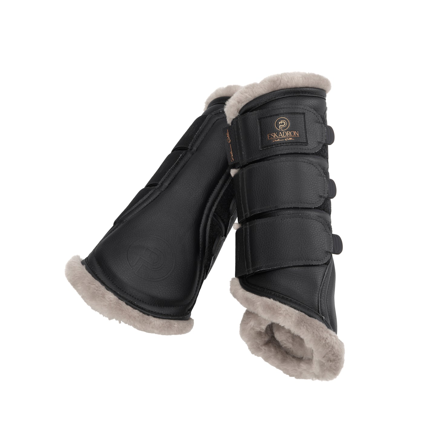 Eskadron Platinum- Faux Leather Faux Fur Boots