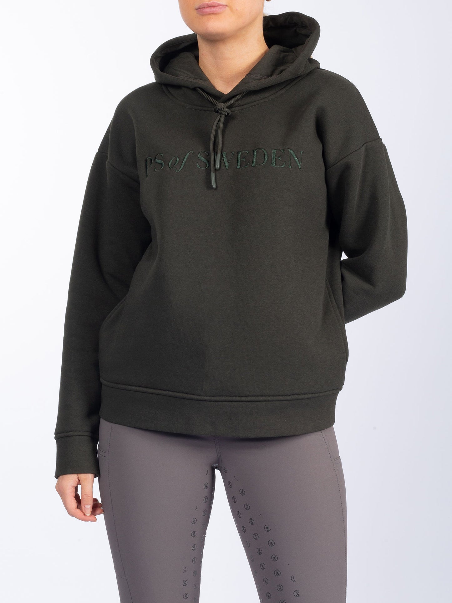 PS of Sweden - Angela Hoodie - Dark Green