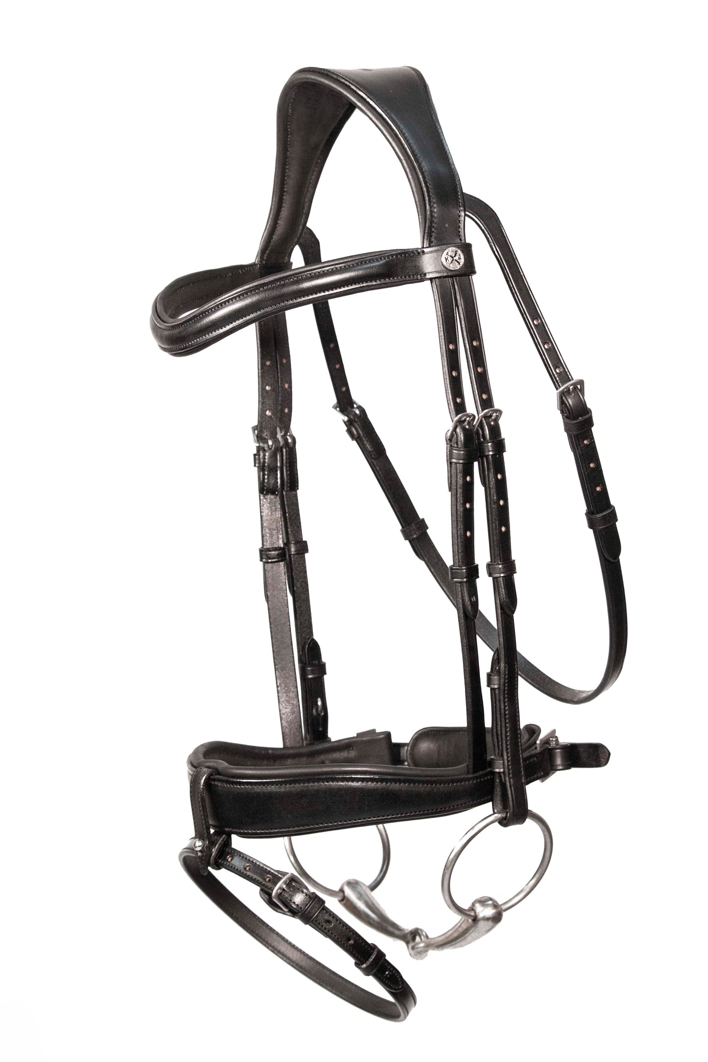 Henry James Saddlery - Dressage Bridle - Black Leather