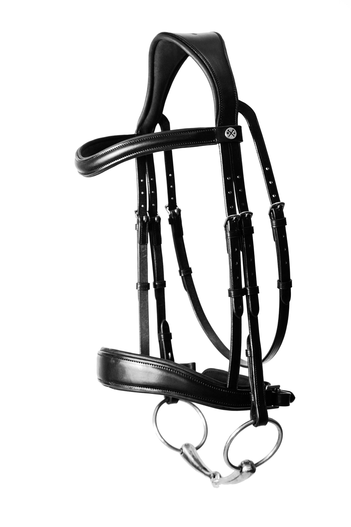 Henry James Saddlery - Dressage Bridle - Black Leather