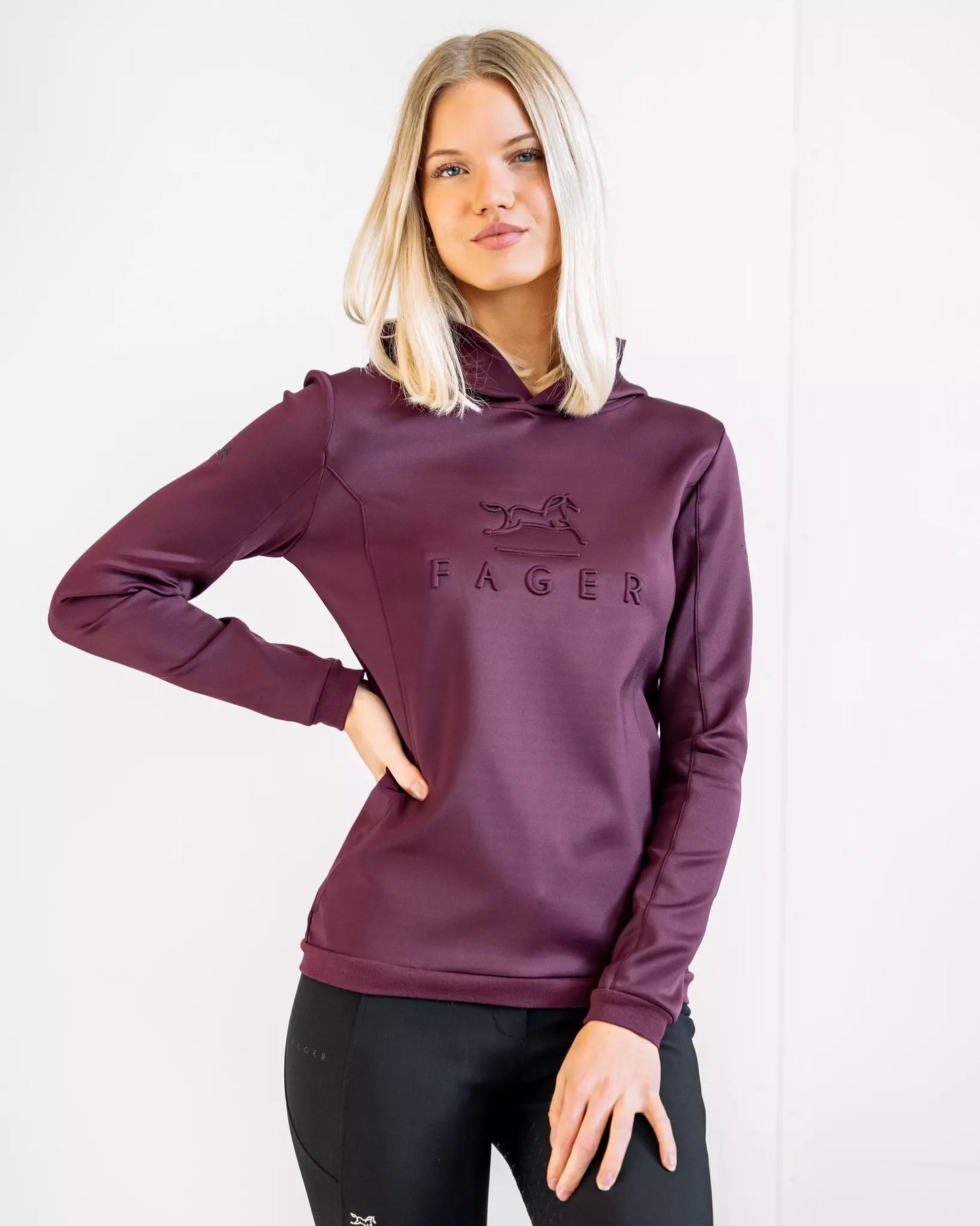 Fager -Polly Hoodie - Burgundy