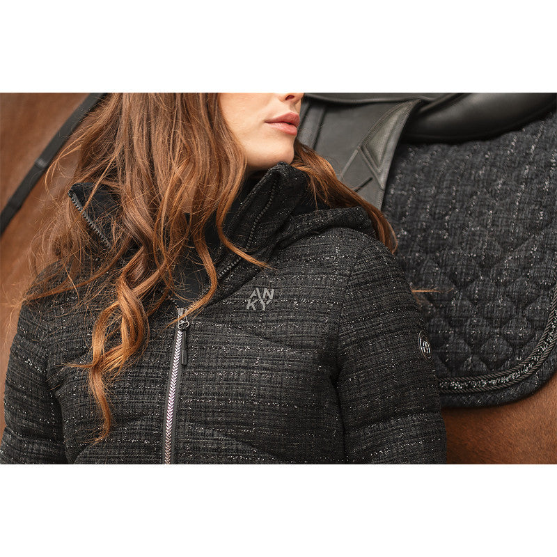 Anky - Padded Boucle Jackey - Black