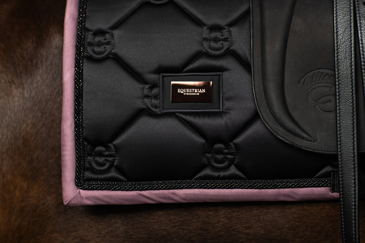 Equestrian Stockholm - Black Blush Saddlepad
