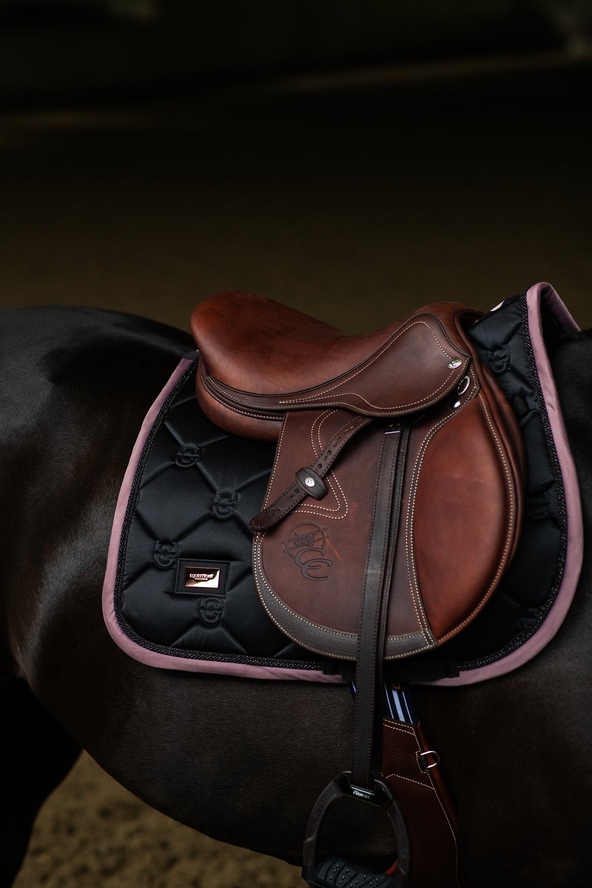 Equestrian Stockholm - Black Blush Saddlepad
