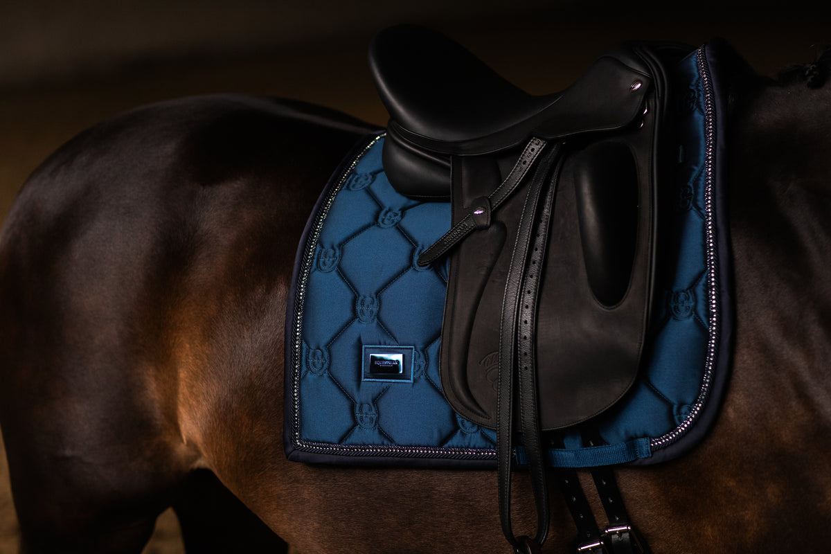 Equestrian Stockholm - Blue Meadow Crystal Shine Saddlepad