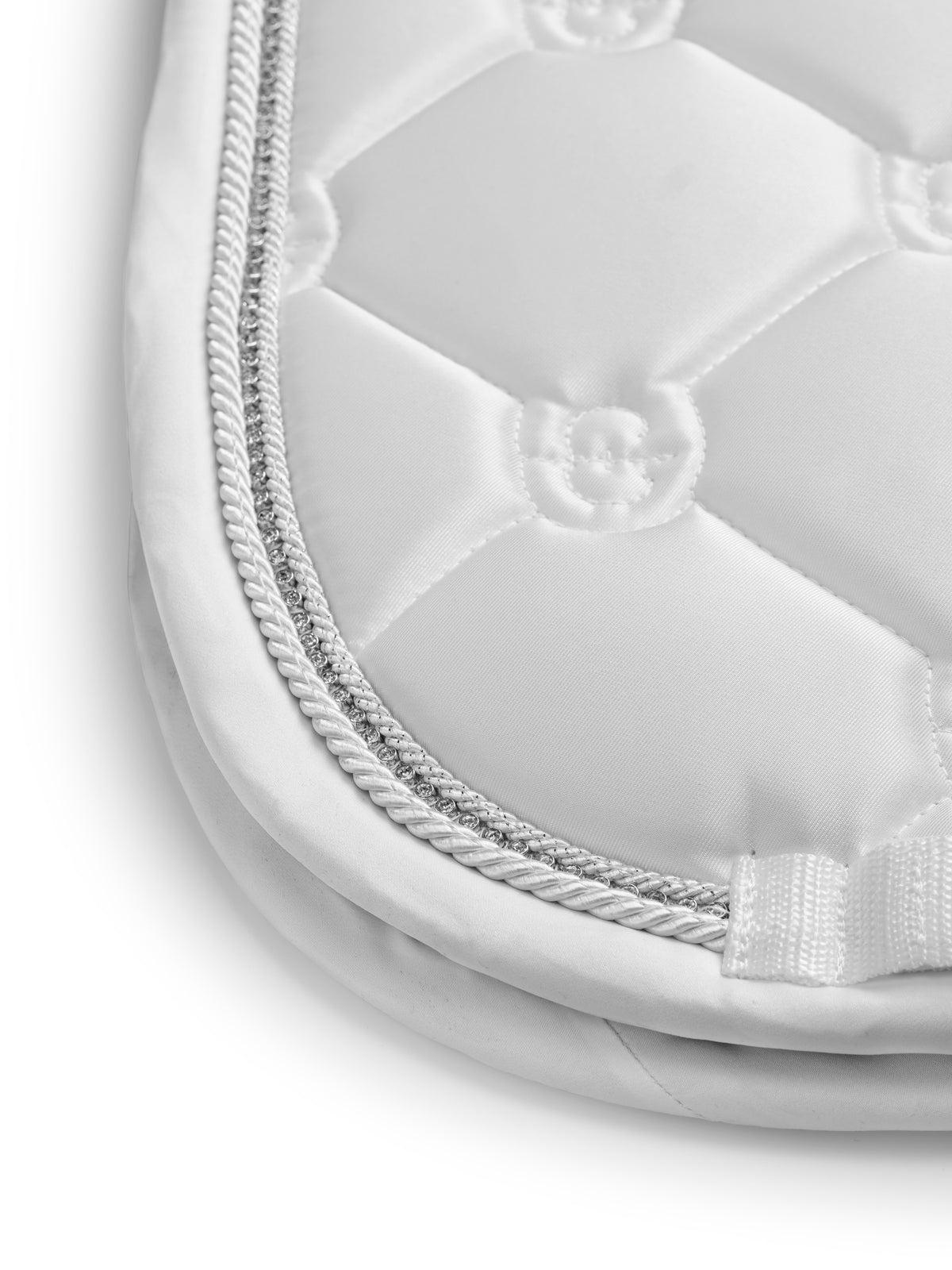 Equestrian Stockholm - White Crystal Shine Saddlepad