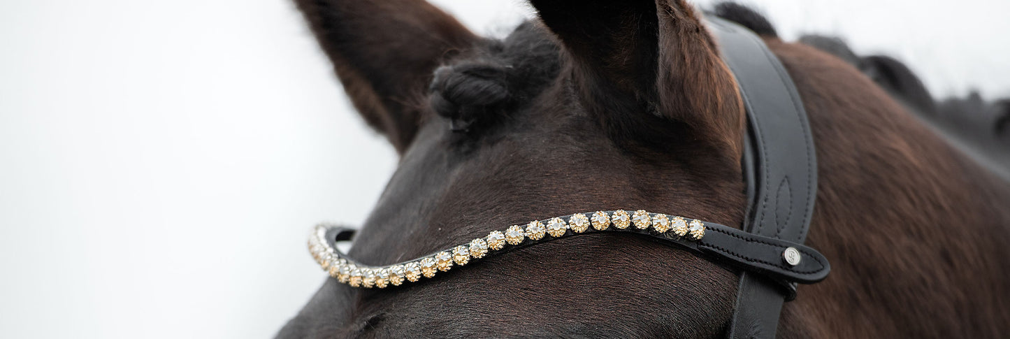 PS of Sweden - Big Crystal Browband - Clear