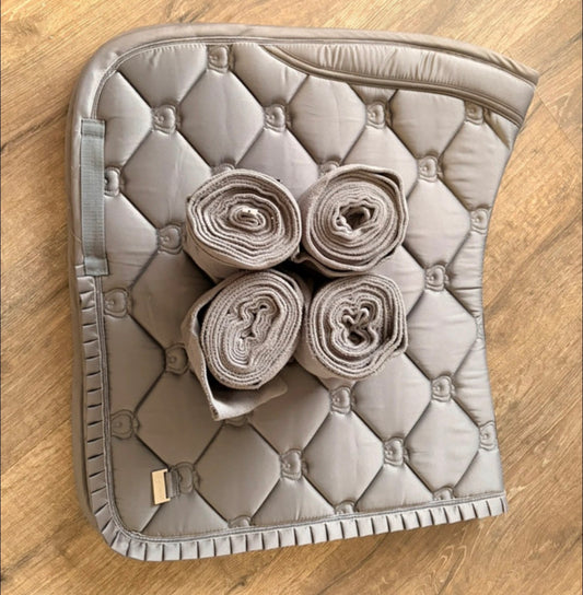 Resale - PS of Sweden Grey Ruffle Dressage Set