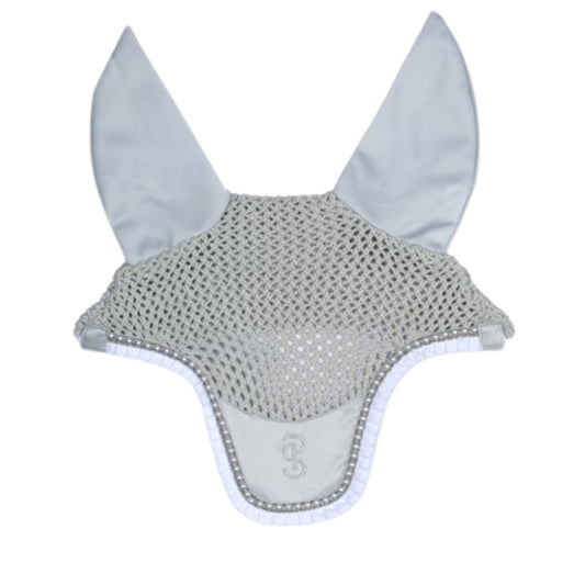 PS of Sweden Ruffle Fly Veil - Ice Grey