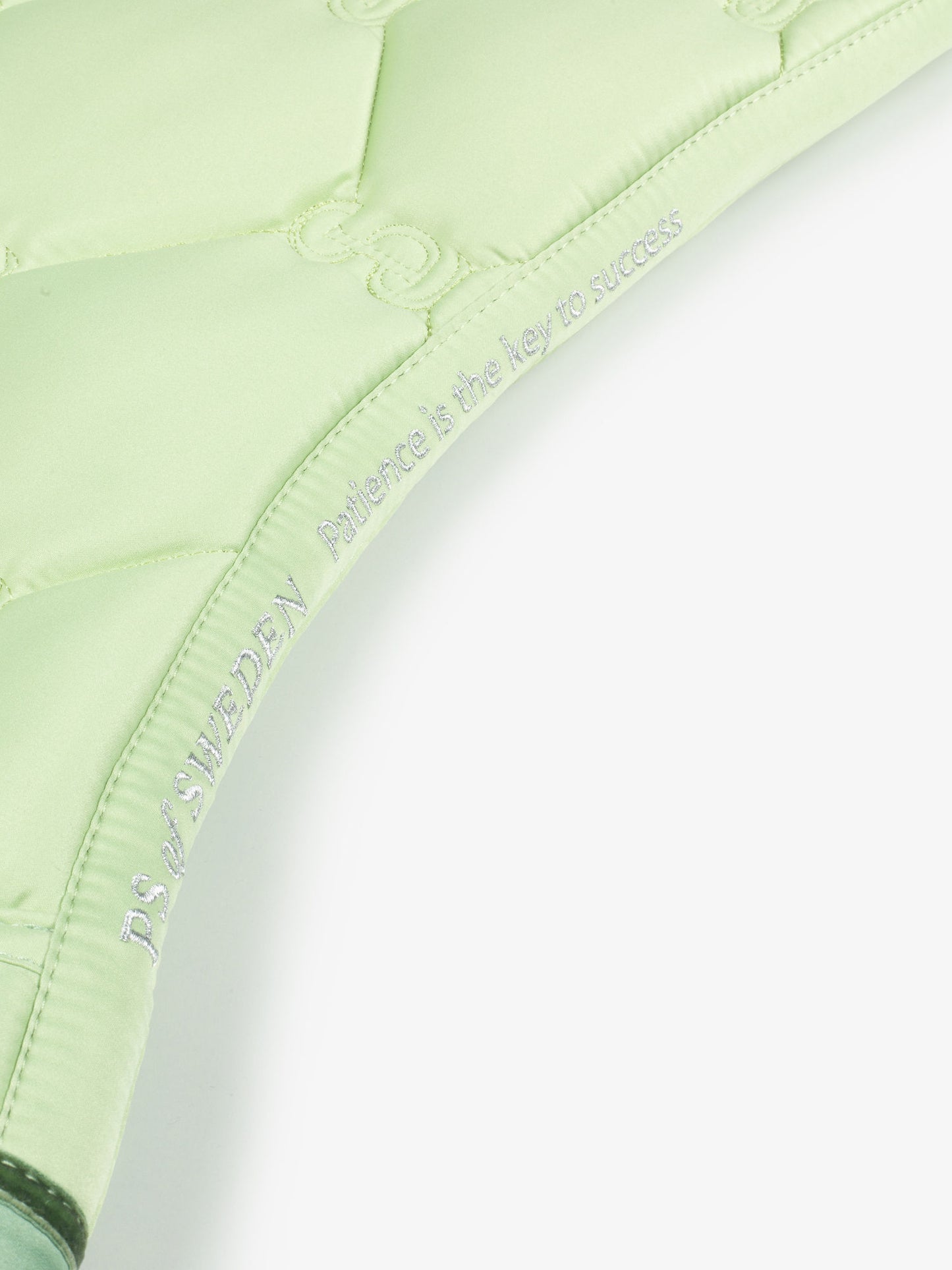 PS of Sweden -  Ruffle Saddlepad - Seed Green Dressage