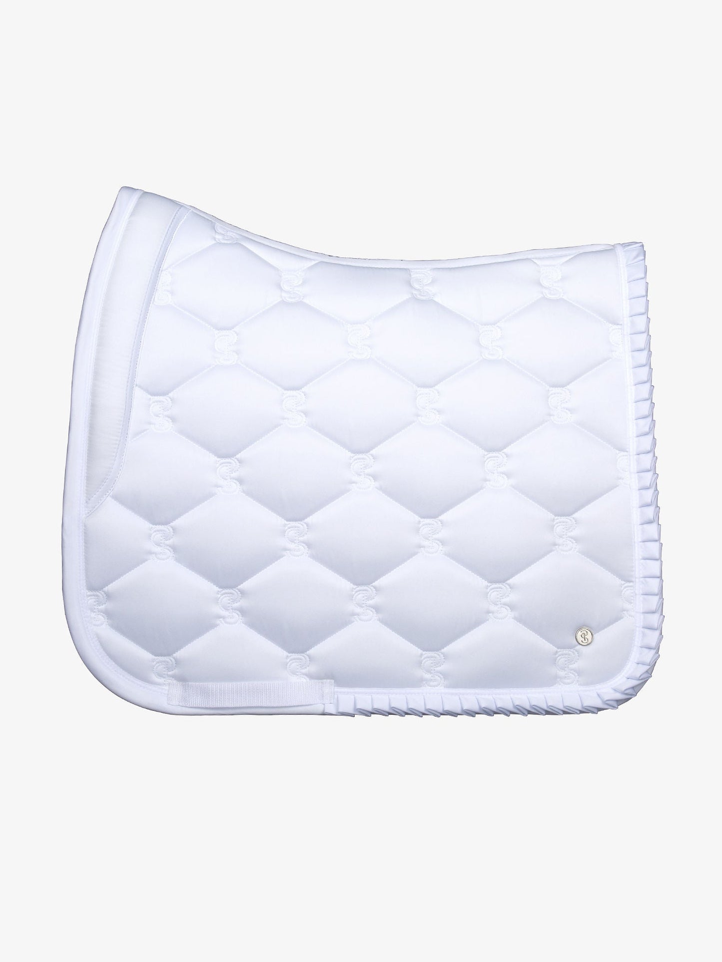 PS of Sweden -  Limited Edition Ruffle Dressage Saddlepad - White