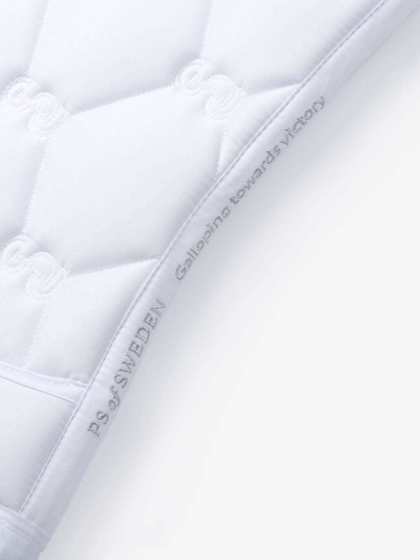 PS of Sweden -  Limited Edition Ruffle Dressage Saddlepad - White