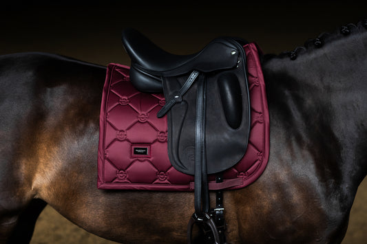 Equestrian Stockholm - Merlot Satin Saddlepad