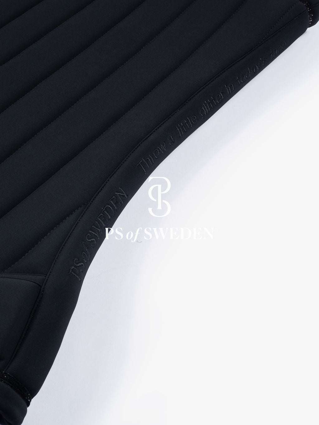 PS of Sweden -  Limited Edition Stripe Dressage Saddlepad - Black