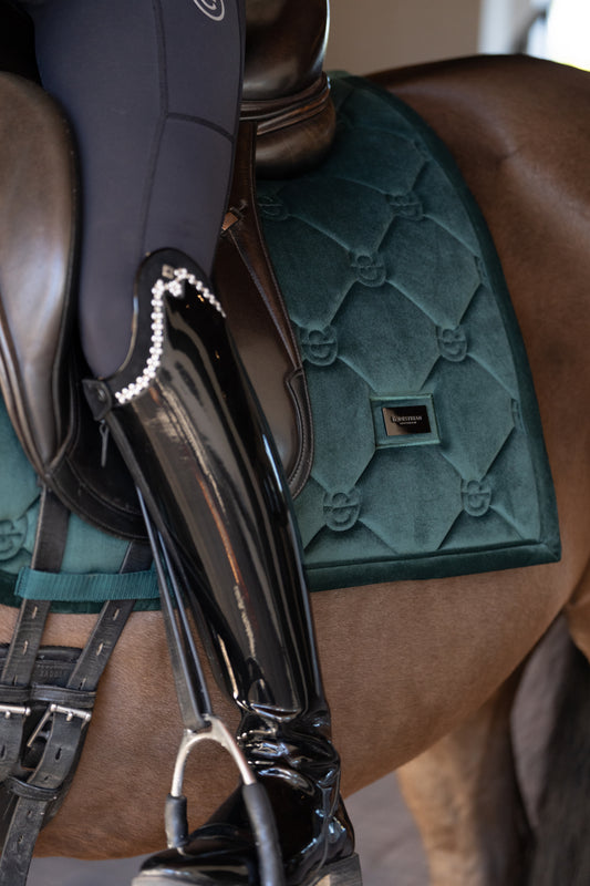 Equestrian Stockholm - Sycamore Green Velvet Saddlepad