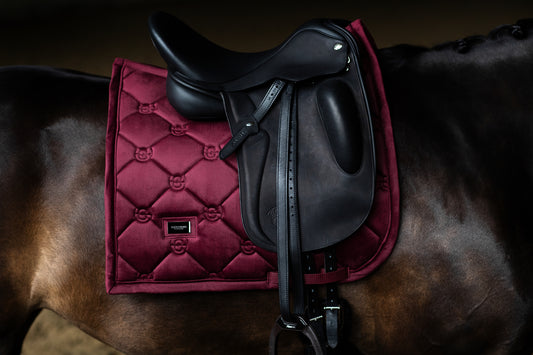 Equestrian Stockholm - Merlot Velvet Saddlepad