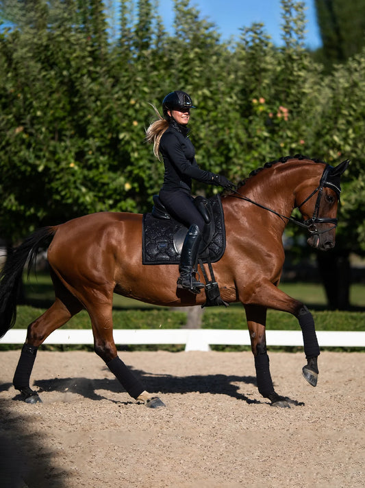 Equestrian Stockholm - Black Glimmer Saddlepad