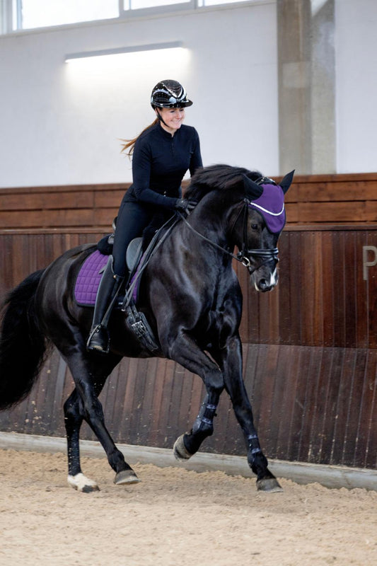 Catago - Fir Tech Dressage Saddlepad - Purple Pennant