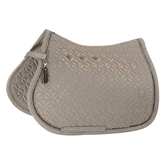 Eskadron Heritage Glam Crystal Saddlepad - Ash - additional view