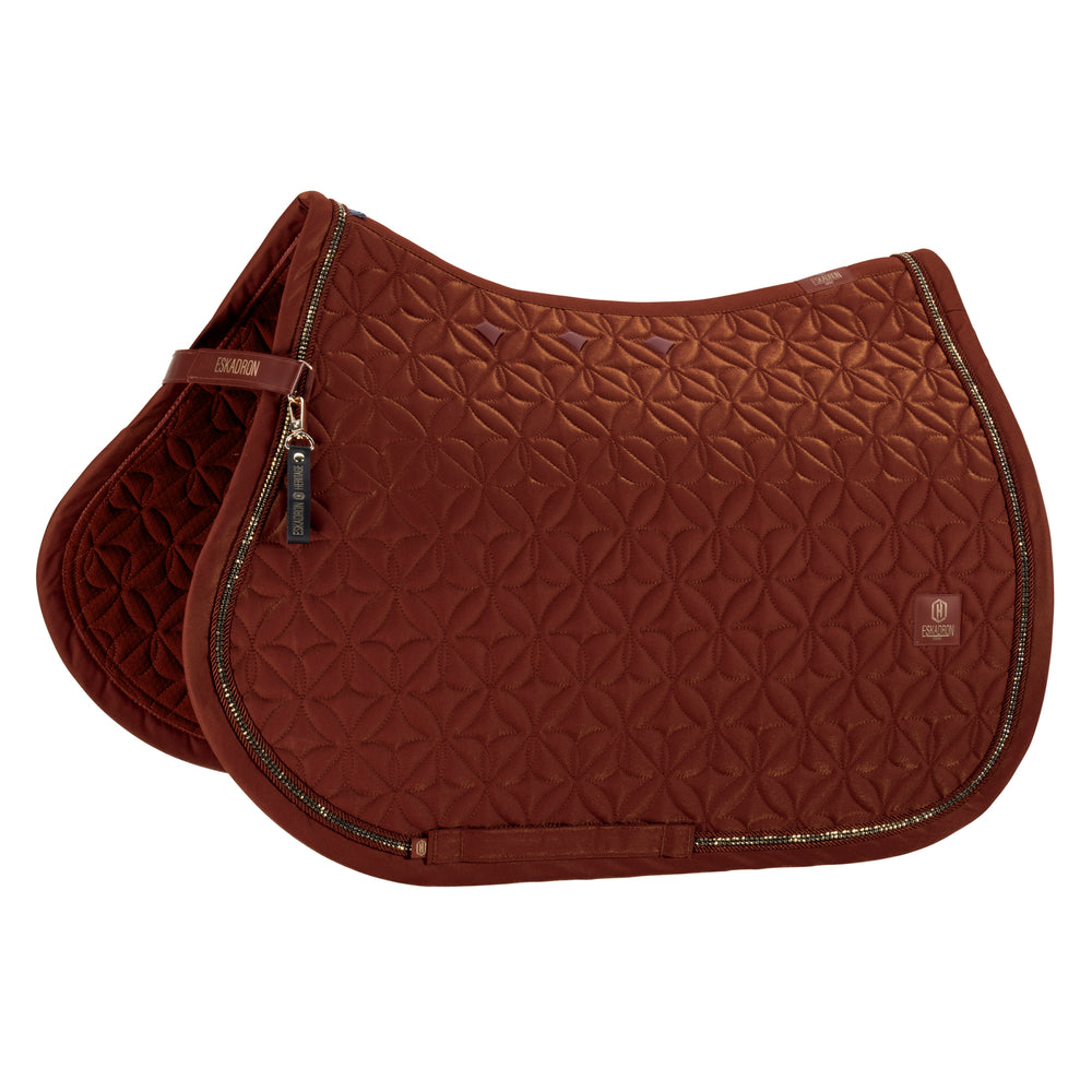 Eskadron Heritage Glam Crystal Saddlepad - Merlot - additional view