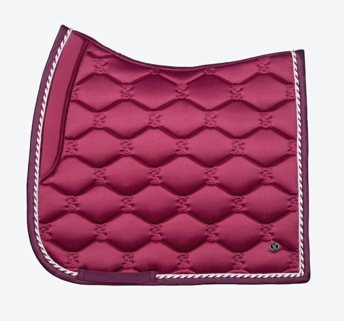 PS of Sweden -  Signature Saddlepad - Ruby Wine Dressage