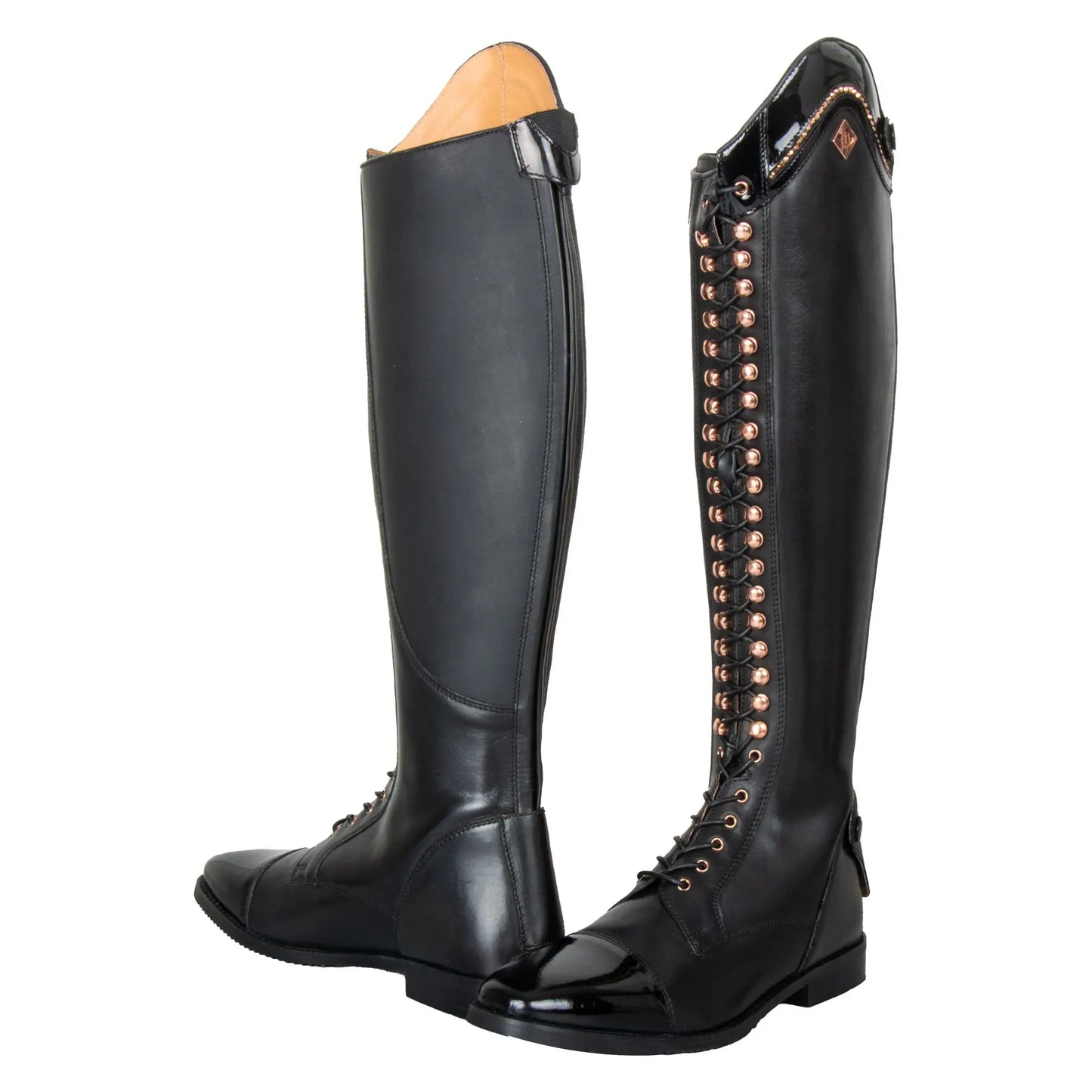 Imperial Riding - Dressage Boots - Black/Rose Gold