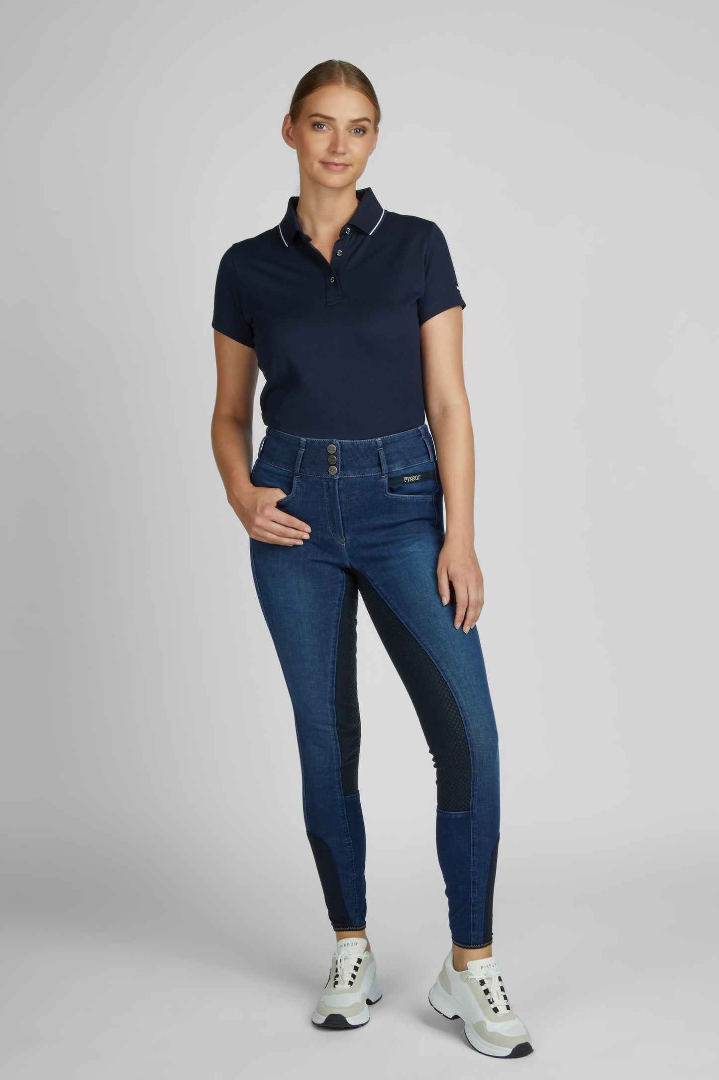 Pikeur Candela - Jean Denim - Full Silicone Grip