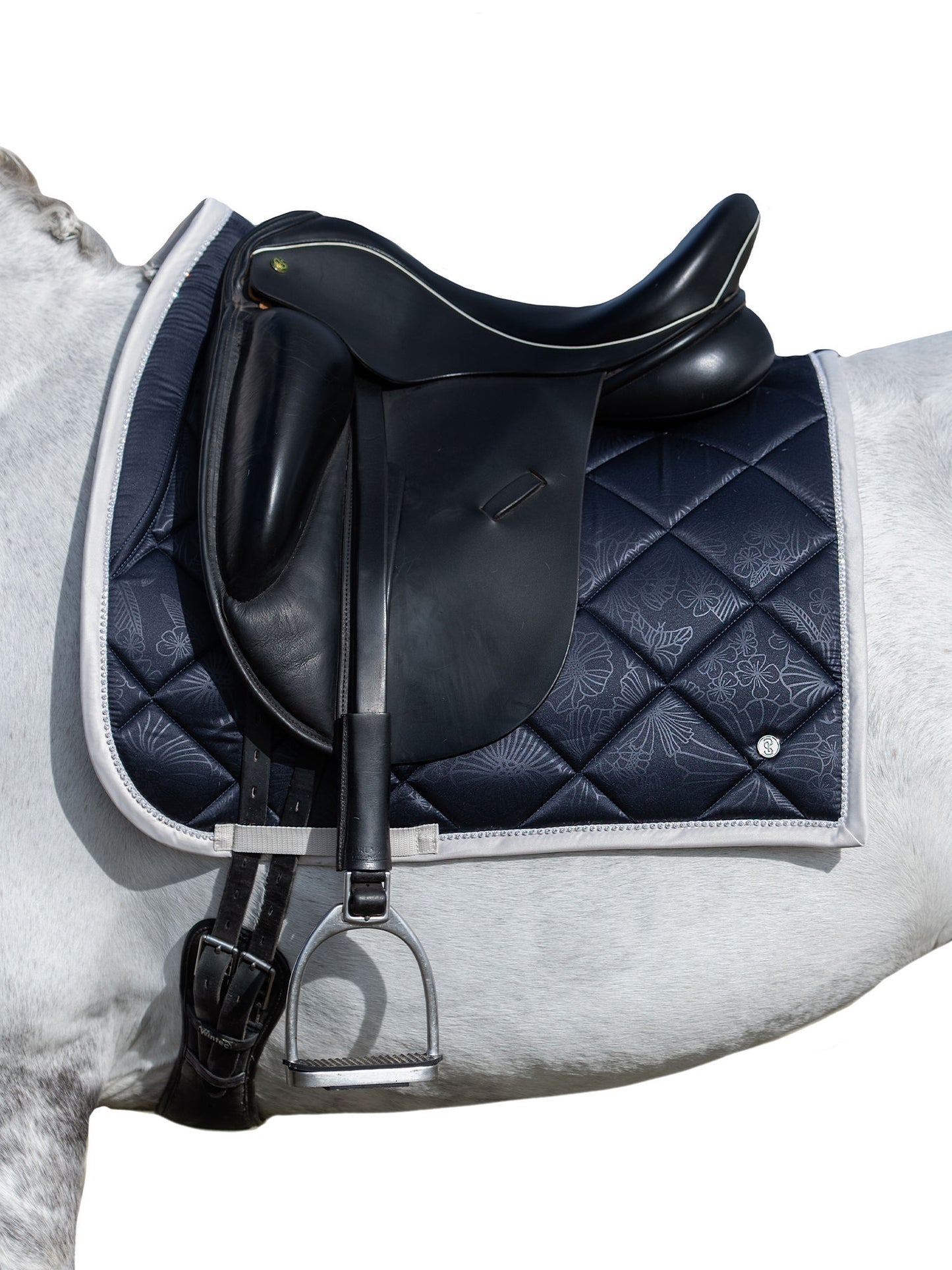 Ps of Sweden - Floret Saddlepad - Navy Dressage