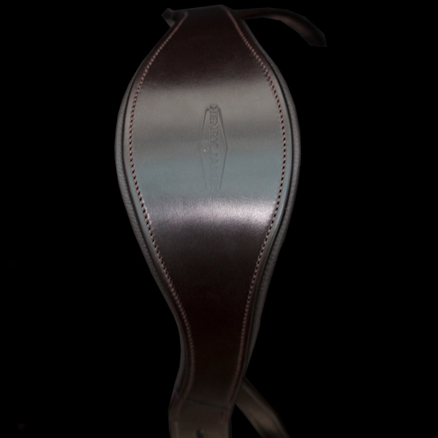 Henry James Saddlery -  Flexure Curve Headpiece -  Black Leather