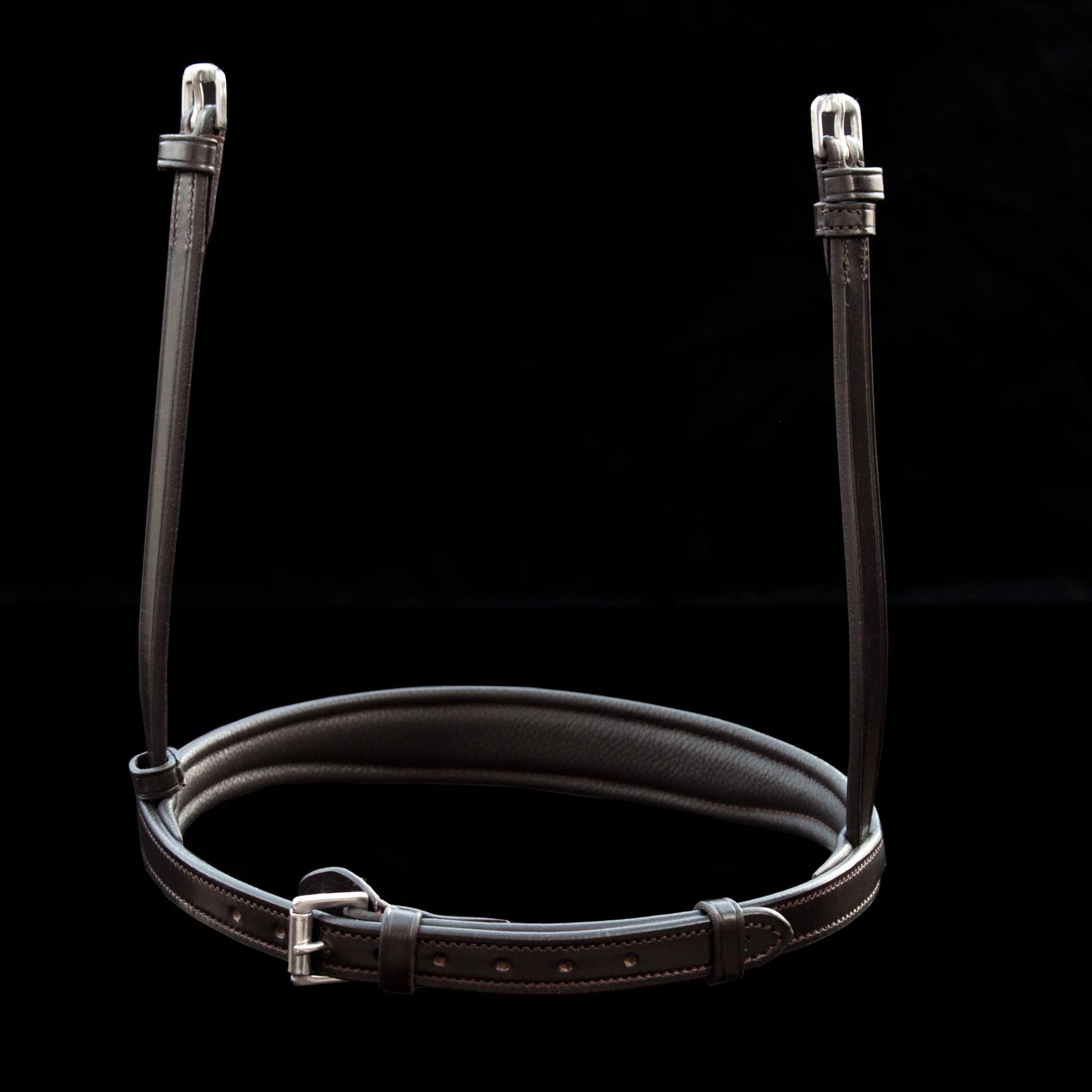 Henry James Saddlery -  Cavesson Noseband -  Black Leather