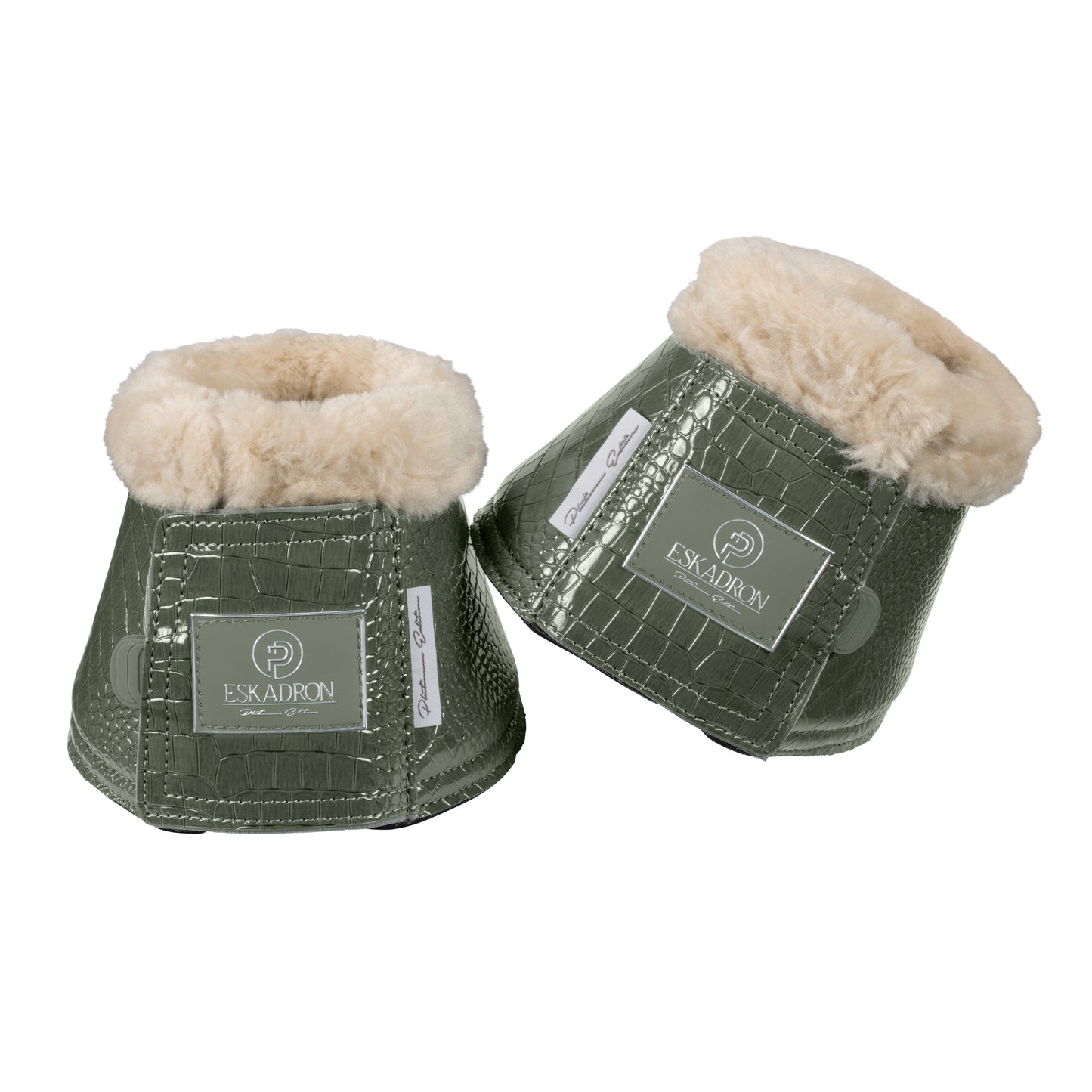 Eskadron Platinum - Croco Overreach Boots - Ash Green