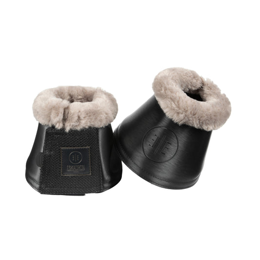 Eskadron Essence - Softslate Faux Fur Overreach Boots -  Black