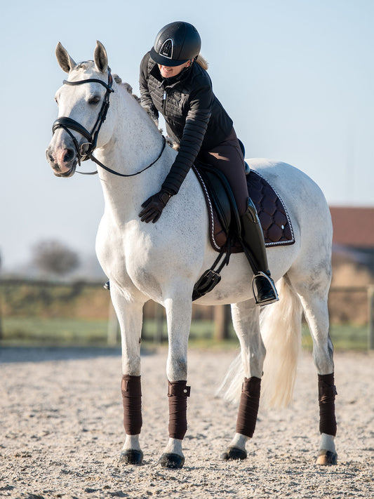 PS of Sweden -  Signature Saddlepad - Coffee Dressage