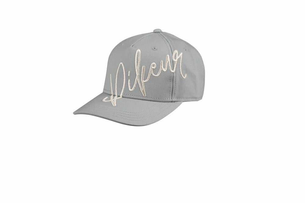 Pikeur Cap with Lurex Logo - Mid Grey