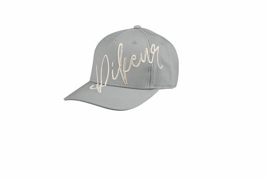 Pikeur Cap with Lurex Logo - Mid Grey