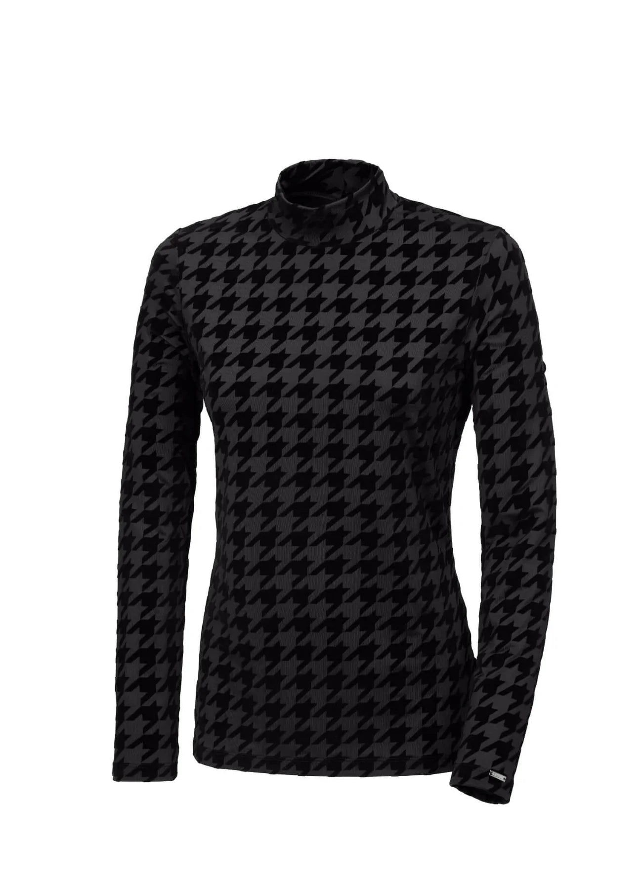 Pikeur Sena Roll Neck  - Black Houndstooth print